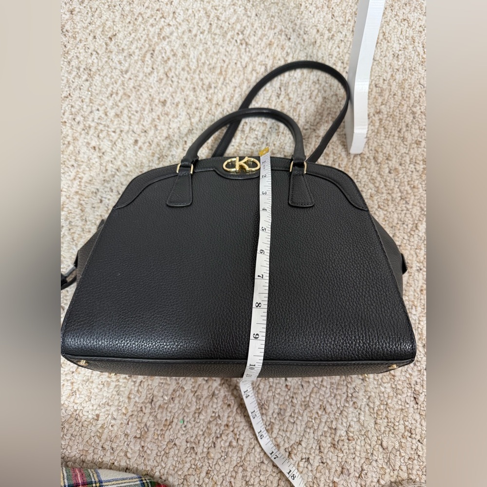 Kate Spade New York Kyla large satchel in black pebbled leather new with tag - Picture 9 of 9